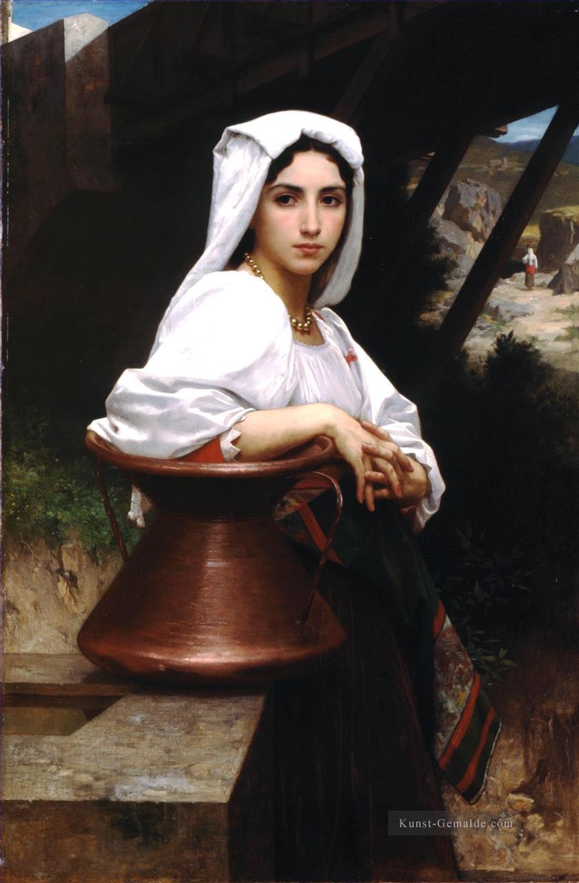 Jeune italienne puisant de leau Realismus William Adolphe Bouguereau Ölgemälde